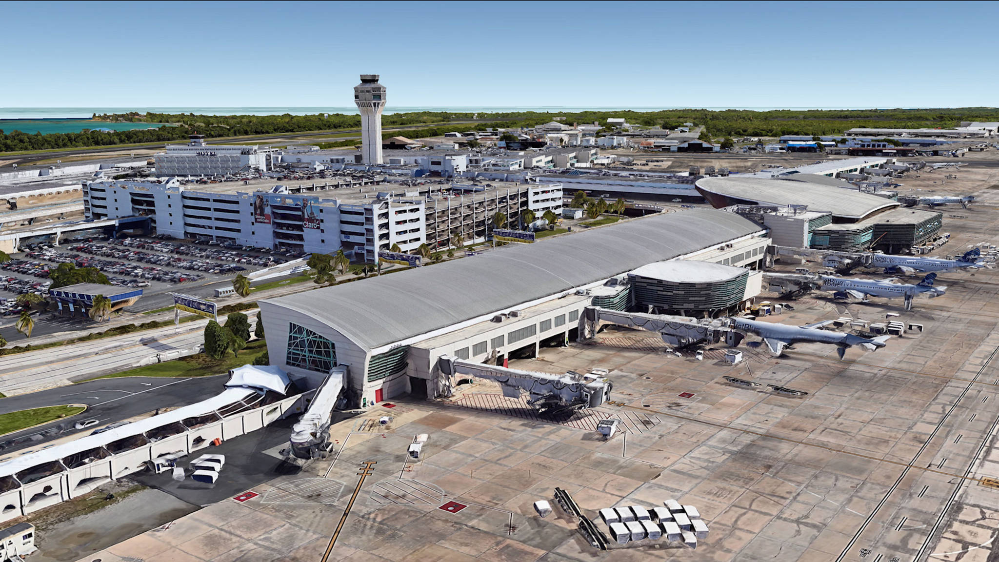 Aerial View of San Juan Luis Munoz Airport
