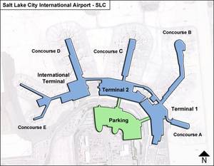 Salt Lake City Airport Map: Guide to SLC's Terminals