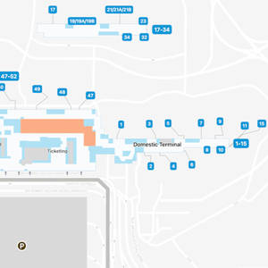 Montreal Airport Domestic Area Map & Guide