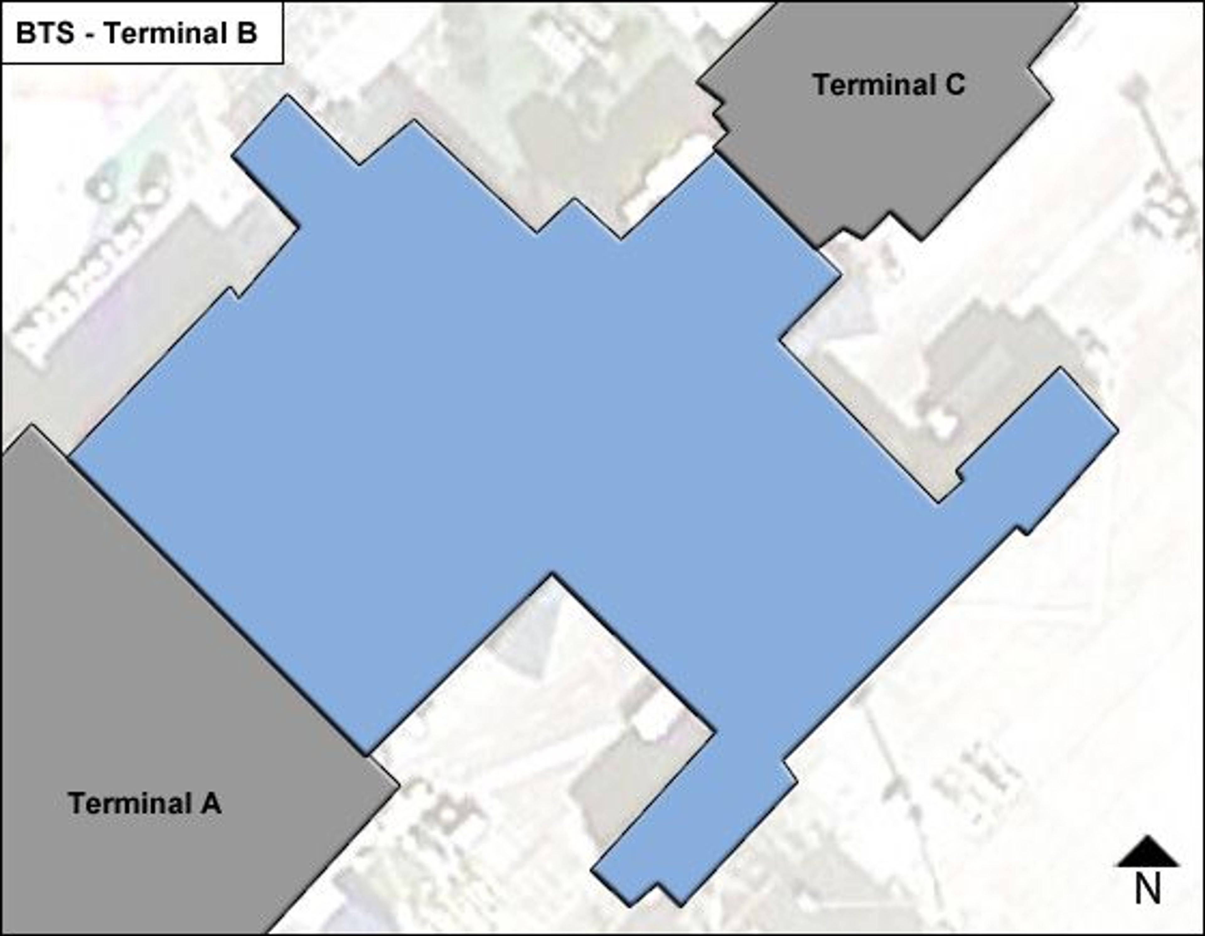 BTS Terminal B Map