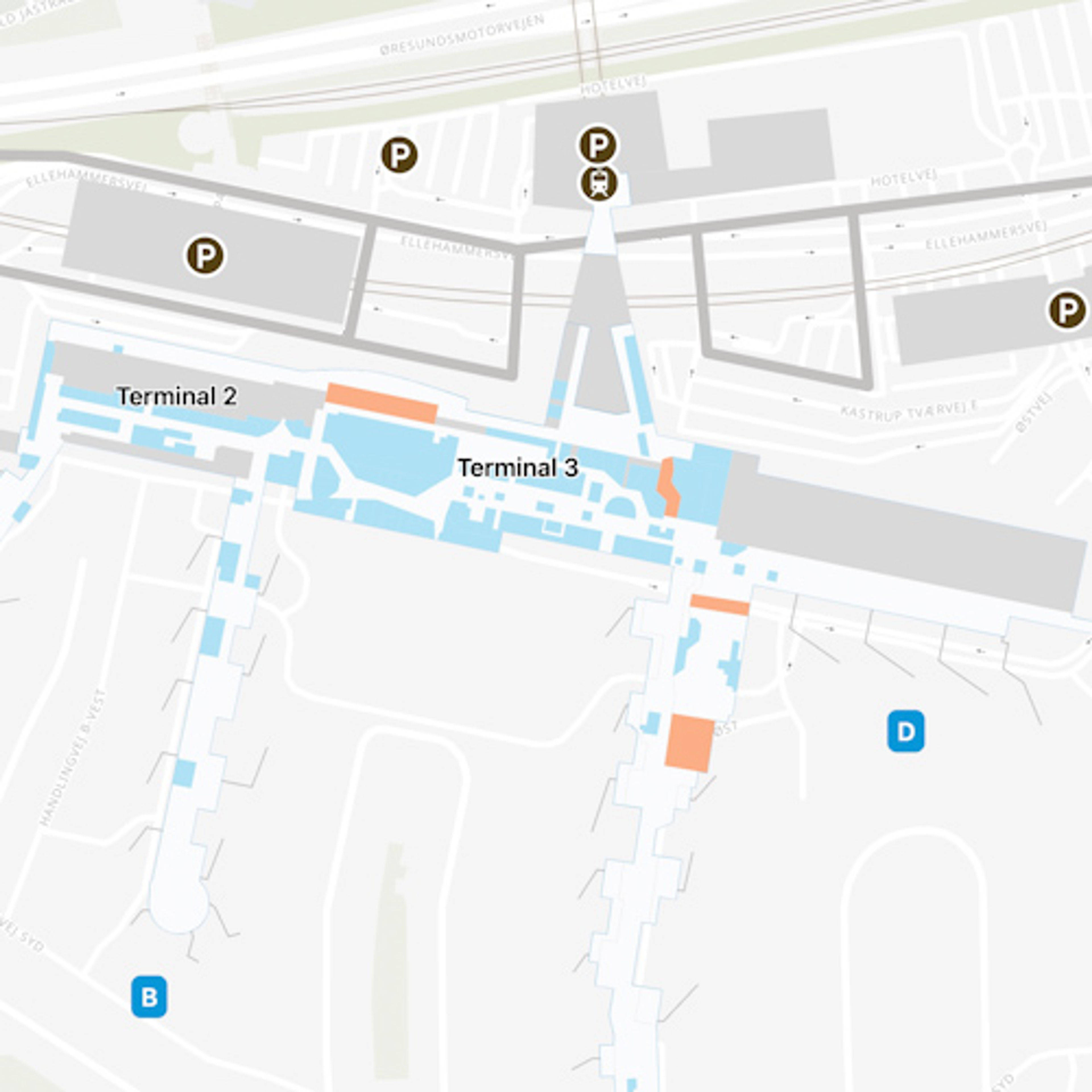 CPH Main Terminal Map