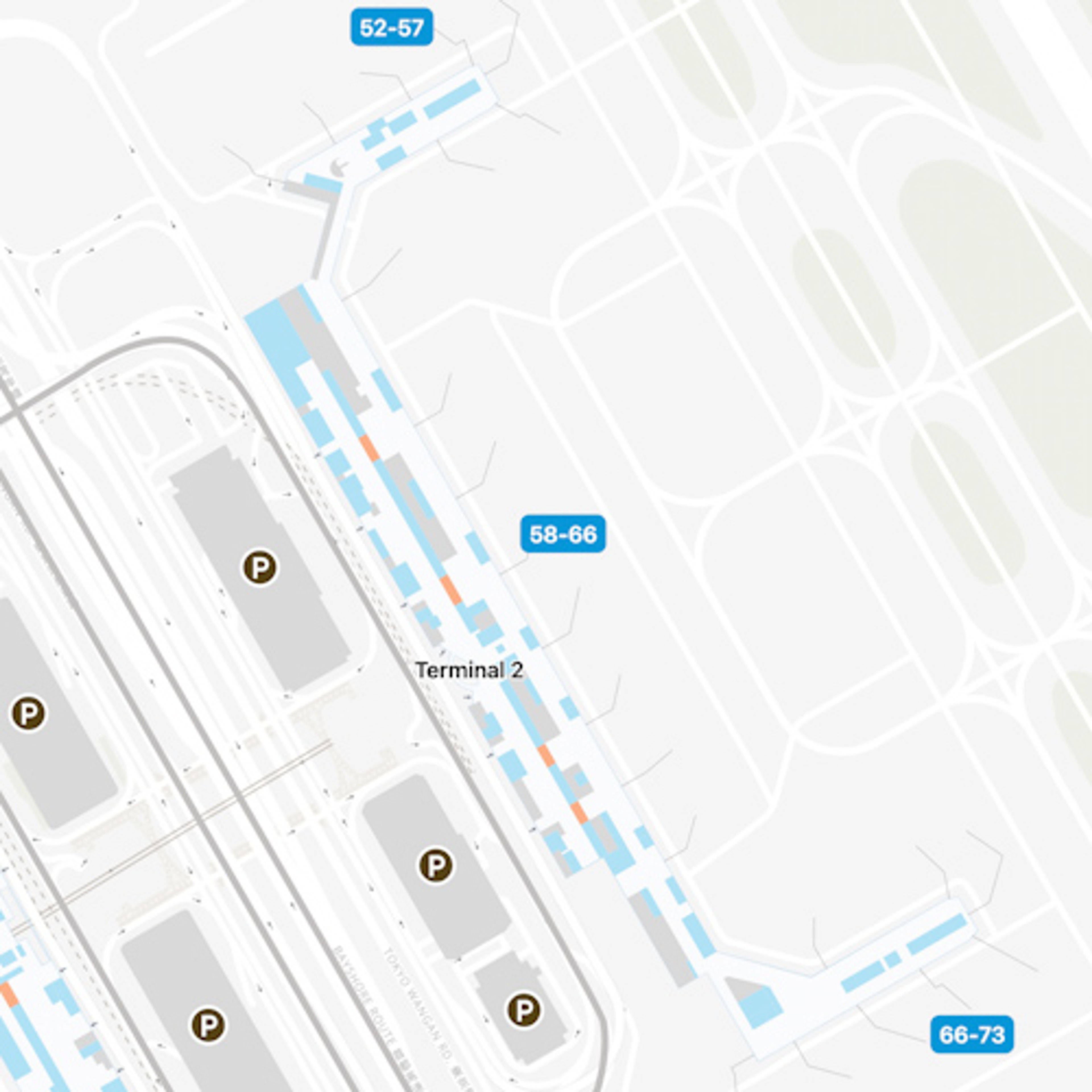 HND Terminal 2 Map