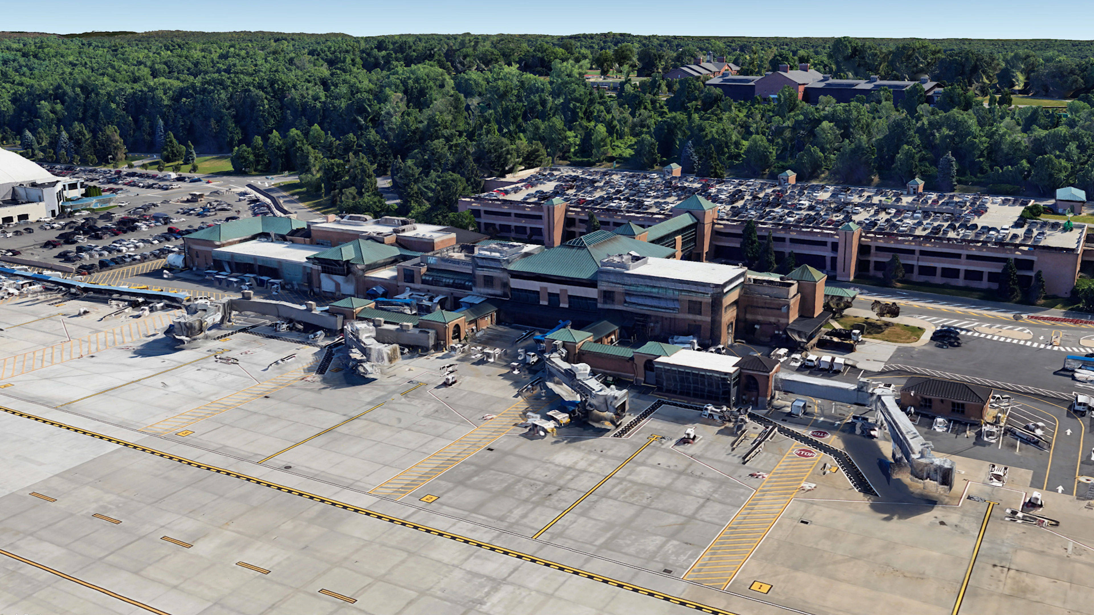 Aerial View of Westchester County Airport