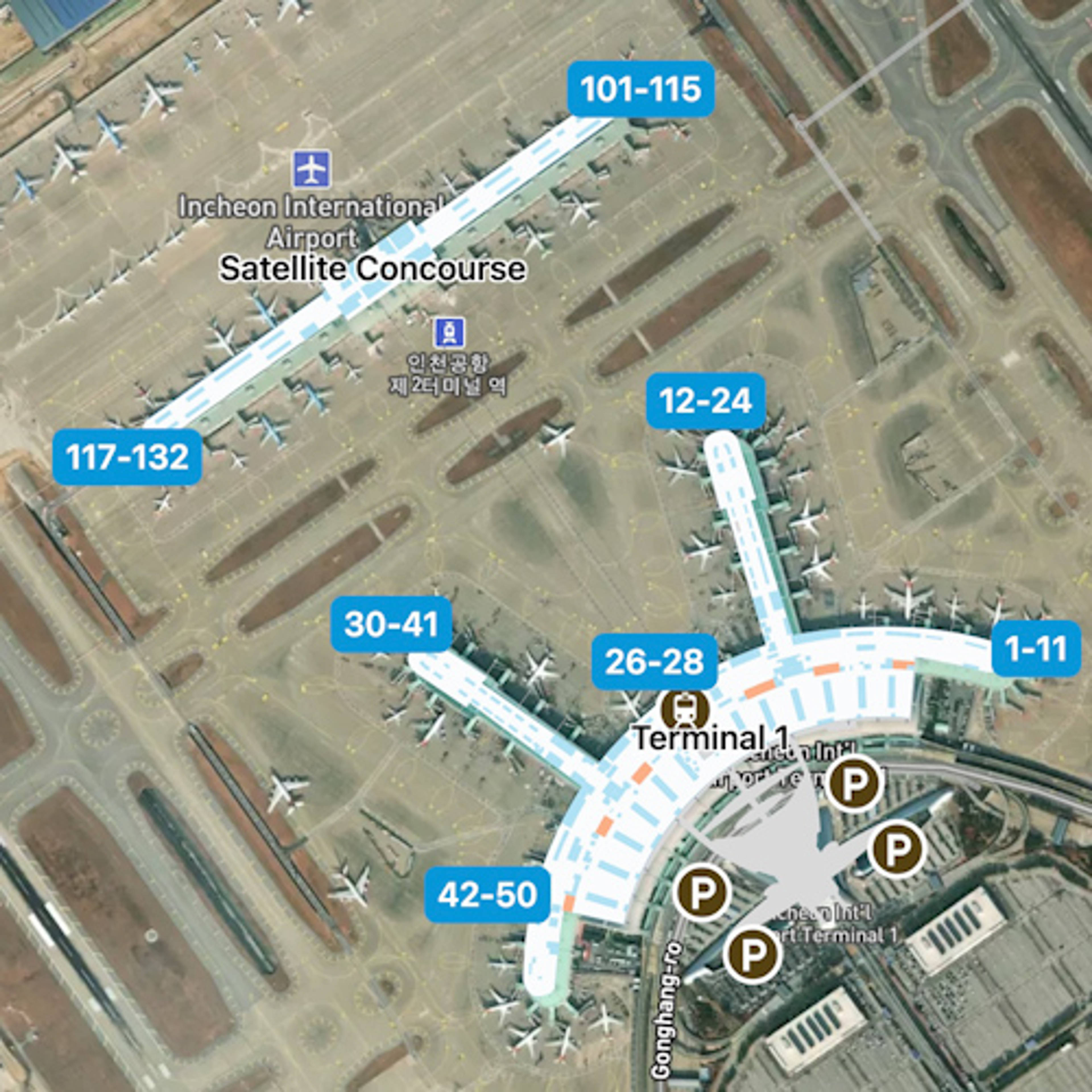 Incheon Airport Map: Guide to ICN's Terminals