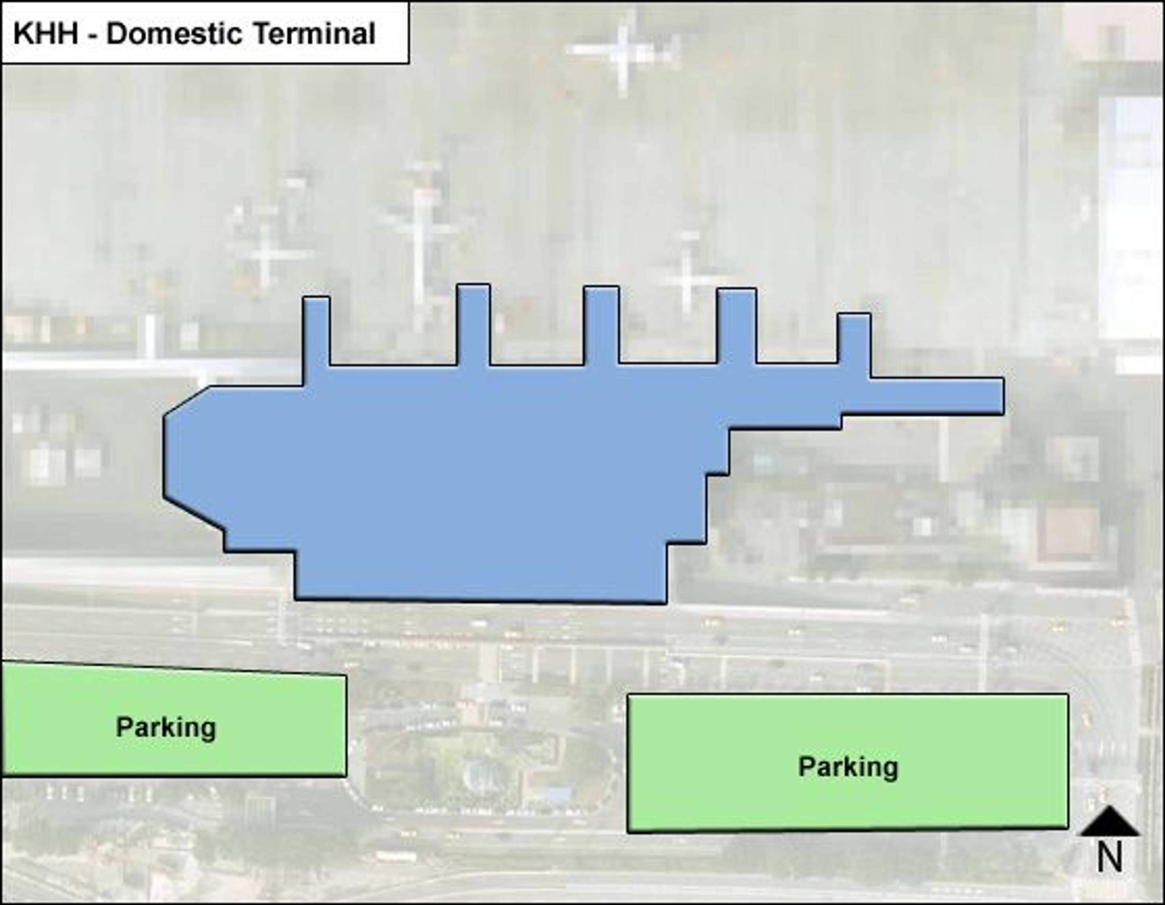 KHH Domestic Terminal Map
