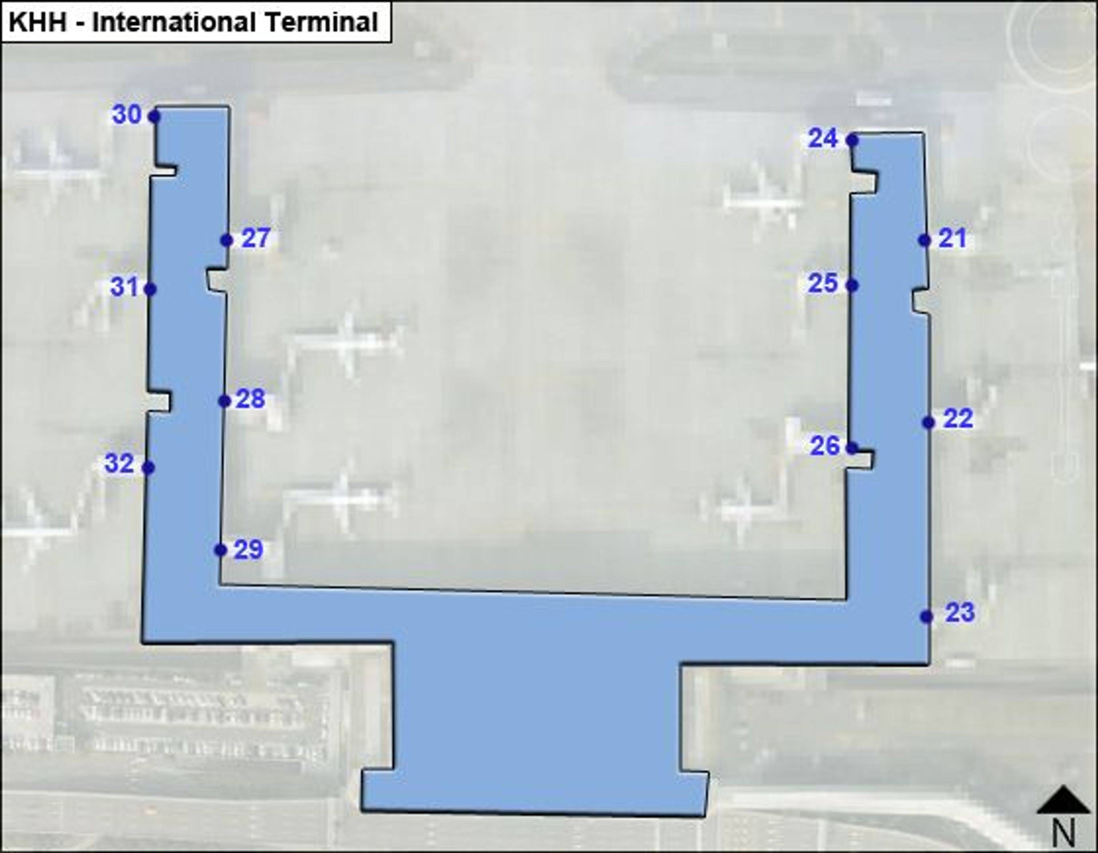 KHH Intl Terminal Map