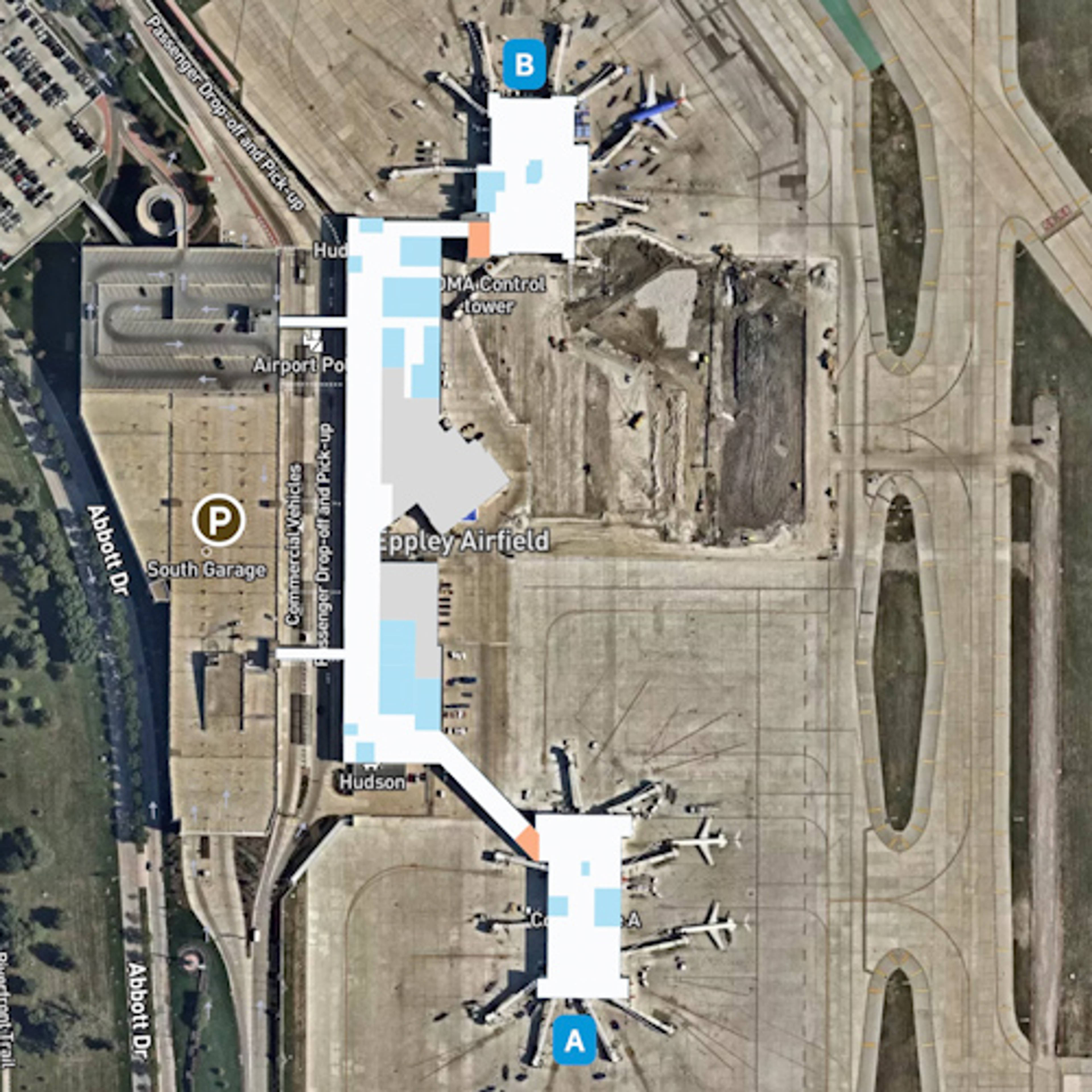 Oklahoma Will Rogers World Airport OKC West Concourse Map