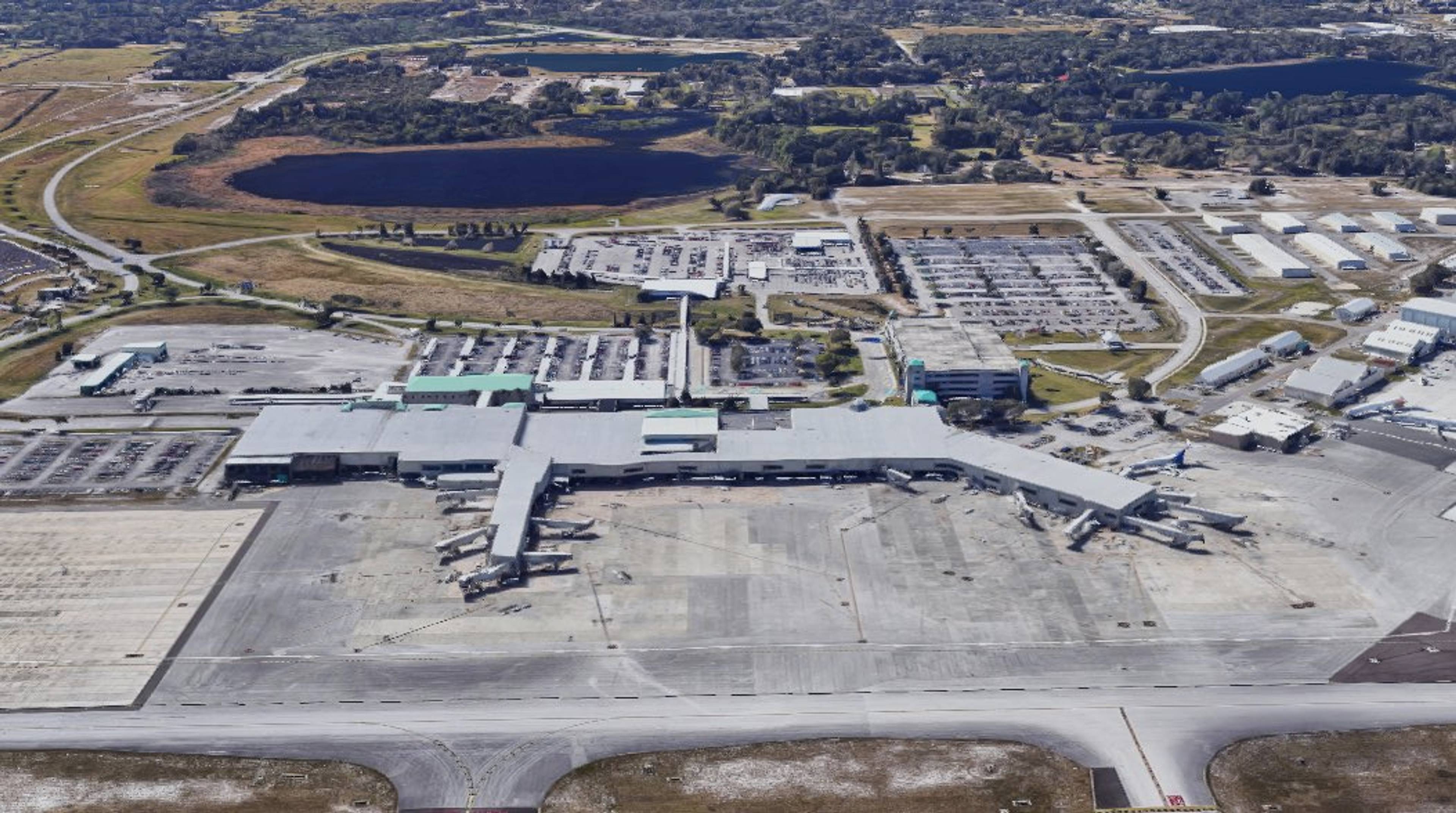 Aerial View of Orlando Sanford Airport