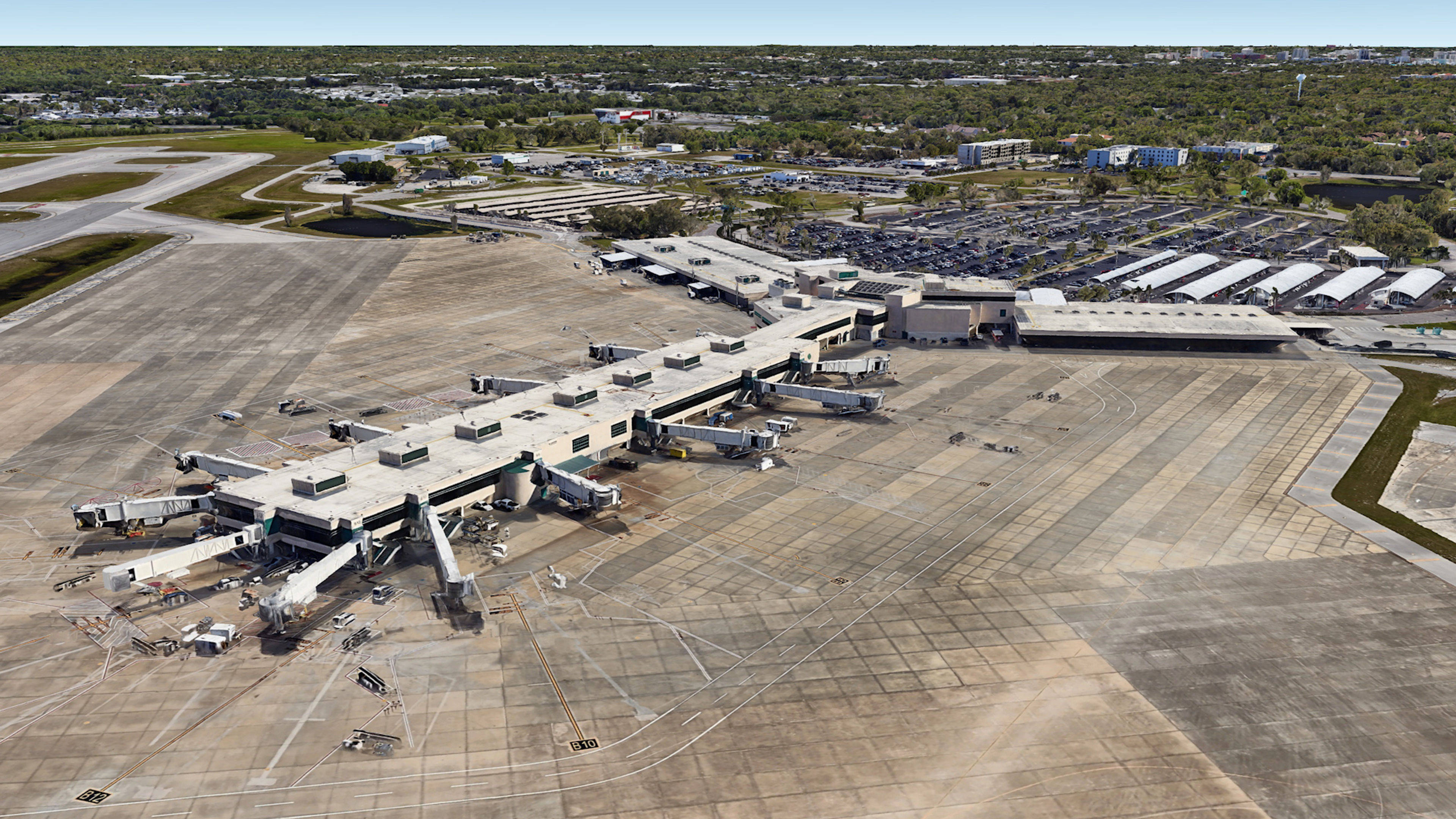 Aerial View of Sarasota Bradenton Airport