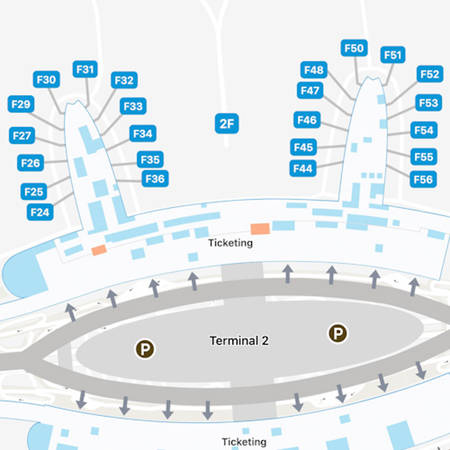 Paris de Gaulle Airport Terminal 2F Map & Guide