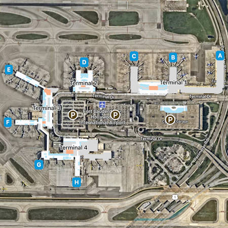 Fort Lauderdale Airport Map: Guide to FLL's Terminals