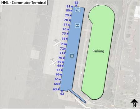 Honolulu Airport Commuter Terminal Map & Guide