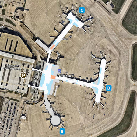 Milwaukee Airport Map: Guide to MKE's Terminals