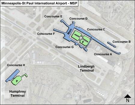 Minneapolis-St Paul Airport Map: Guide to MSP's Terminals