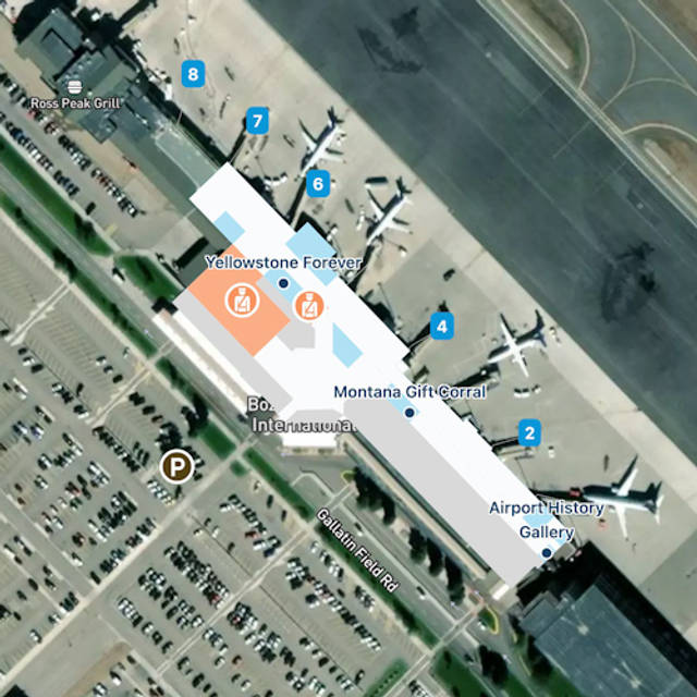 Bozeman Yellowstone Airport Map: Guide to BZN's Terminals