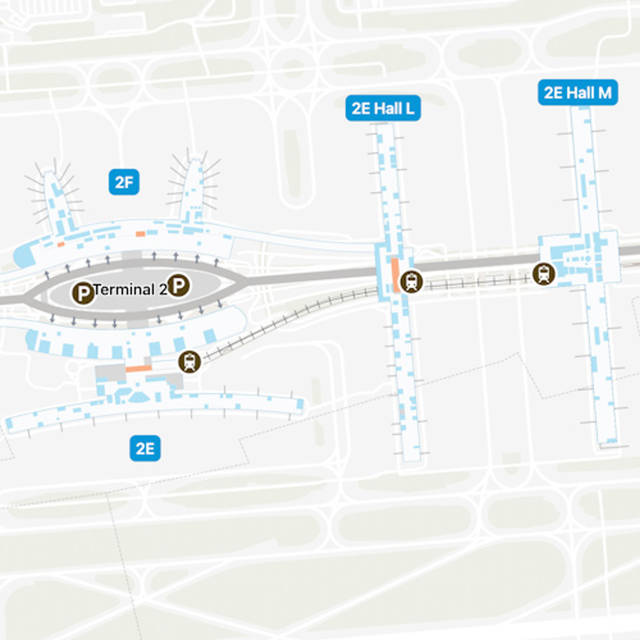 Paris de Gaulle Airport Terminal 2E Map & Guide