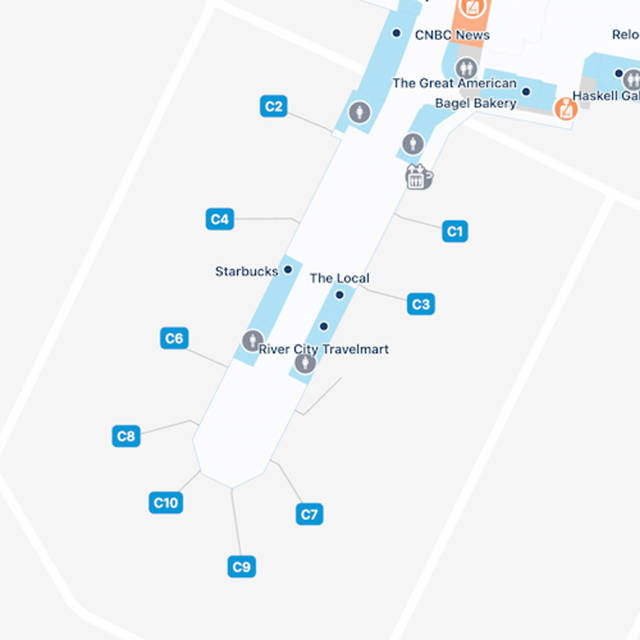 Jacksonville Airport Map JAX Terminal Guide
