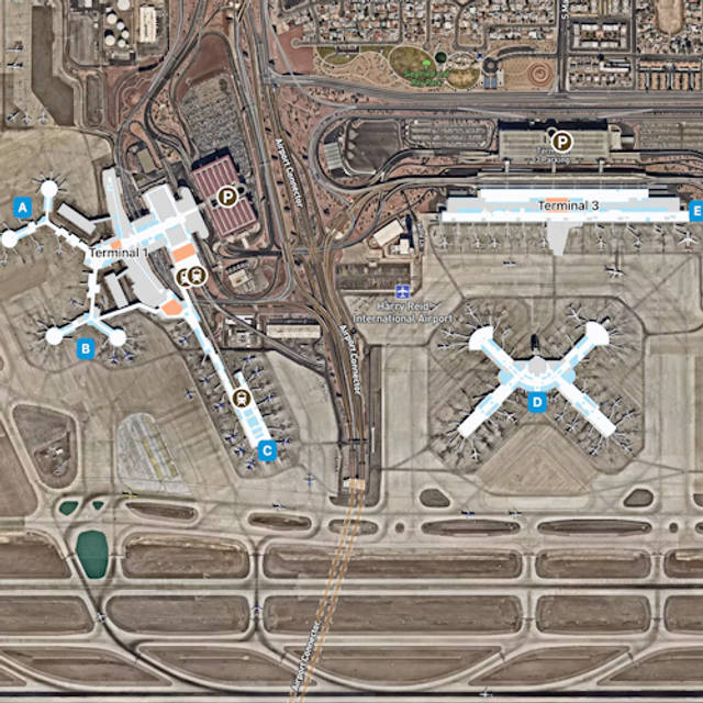Las Vegas Airport Map Guide to LAS's Terminals