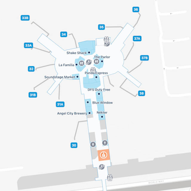 Los Angeles Airport Map: Guide to LAX's Terminals - iFLY