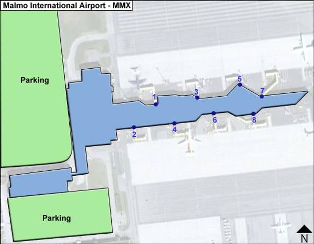 Malmo Airport Map: Guide to MMX's Terminals