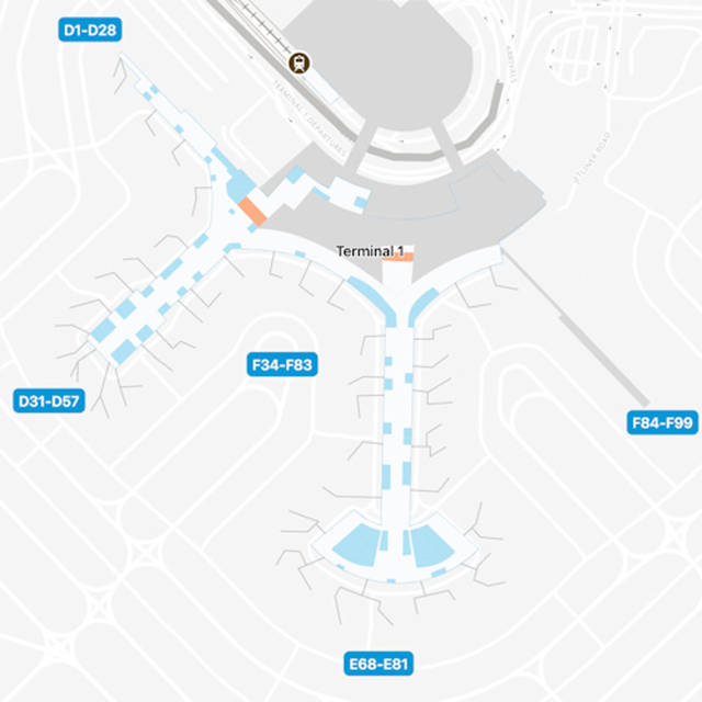 Toronto Airport Terminal 1 Map & Guide