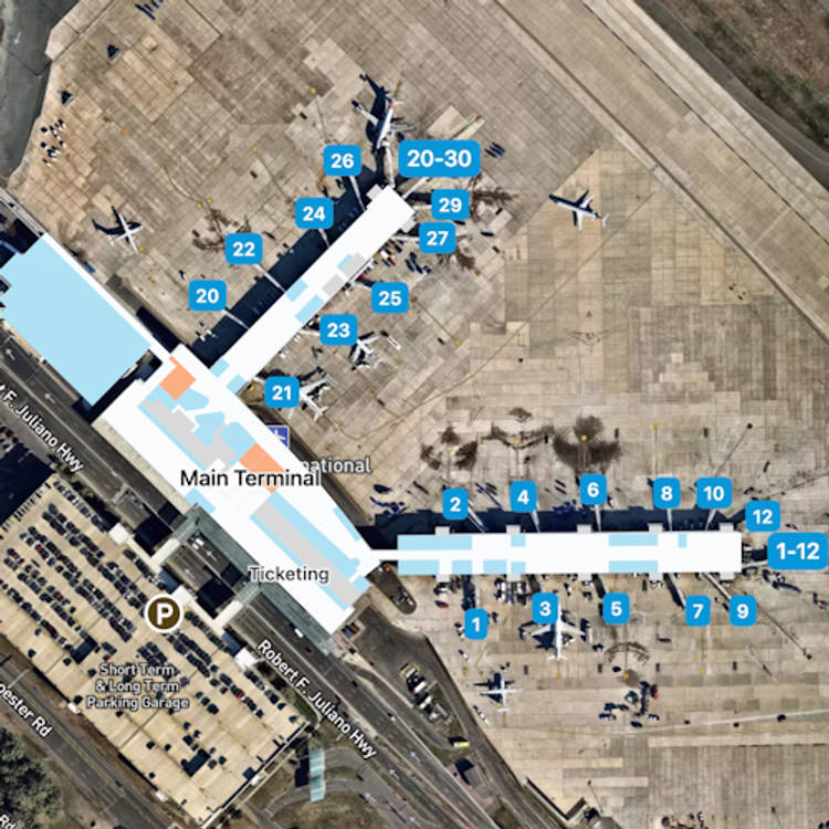 Hartford Bradley Airport Map: Guide to BDL's Terminals