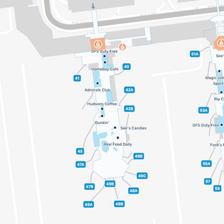 Los Angeles Airport Map: Guide to LAX's Terminals - iFLY