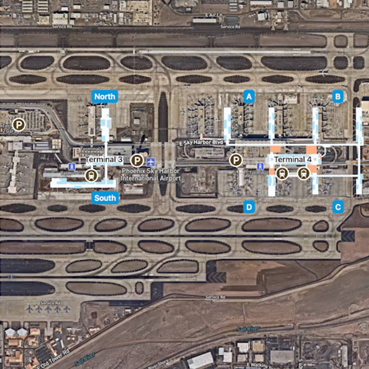 Phoenix Airport Map: Guide To Phx's Terminals