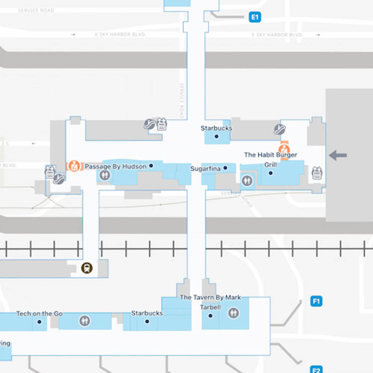 Phoenix Airport Terminal 3 Map & Guide