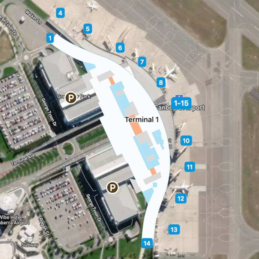 Canberra Airport Map: Guide to CBR's Terminals