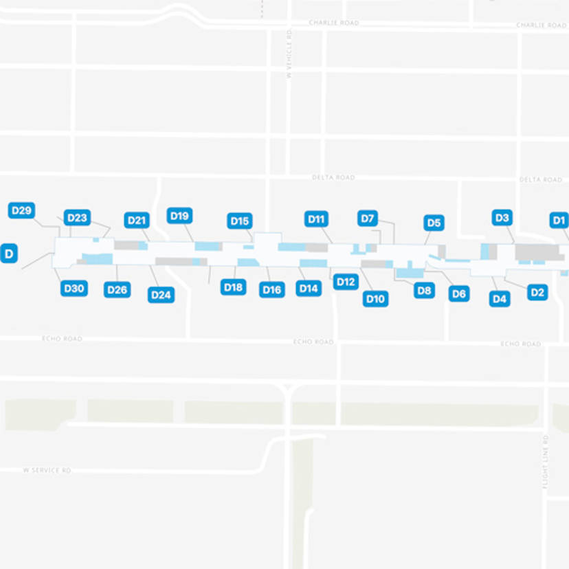 Washington Dulles Airport Map IAD Terminal Guide