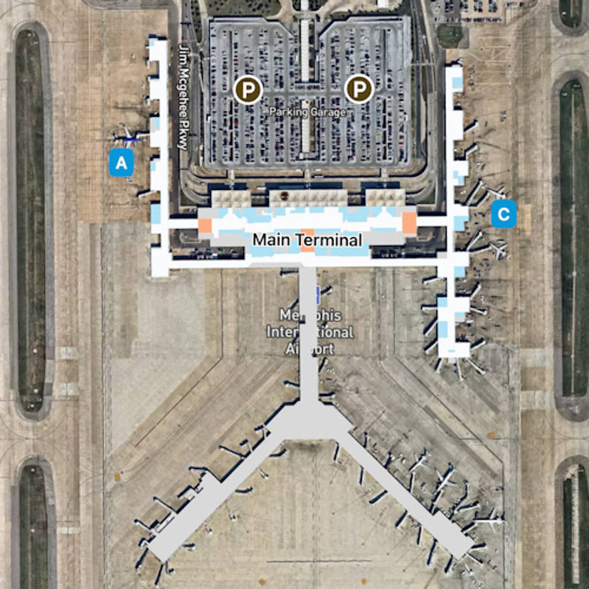 Memphis Airport Map: Guide to MEM's Terminals