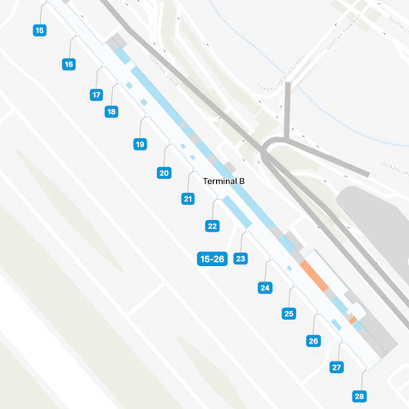 San Jose Mineta Airport Map: Guide To SJC's Terminals - IFLY